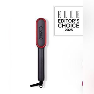 TYMO Hair Straightening Brush - Black and Red